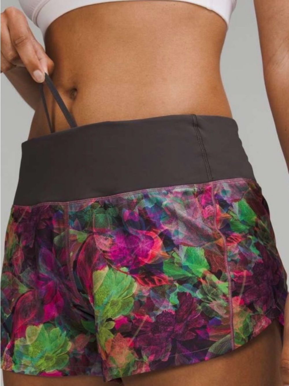 lululemon athletica Speed Up 4” Floral Athletic Shorts